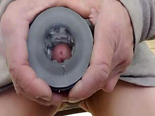 Fleshlight In Pussy - Best Fleshlight XXX: Pocket pussy porn featuring lonely losers - ATUBE.XXX